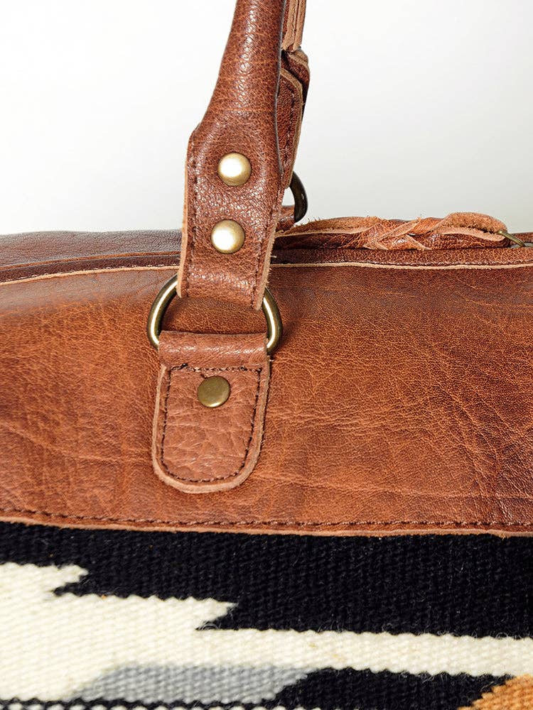 LS Western - Vente Sac de voyage – femme - Sac de voyage en laine et cuir du sud-ouest LC-ADBG460 Sac de selle tissé à la main34