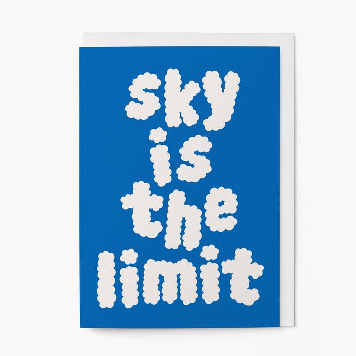 Sky is the limit - Greeting card for wholesale by Graphic Factory