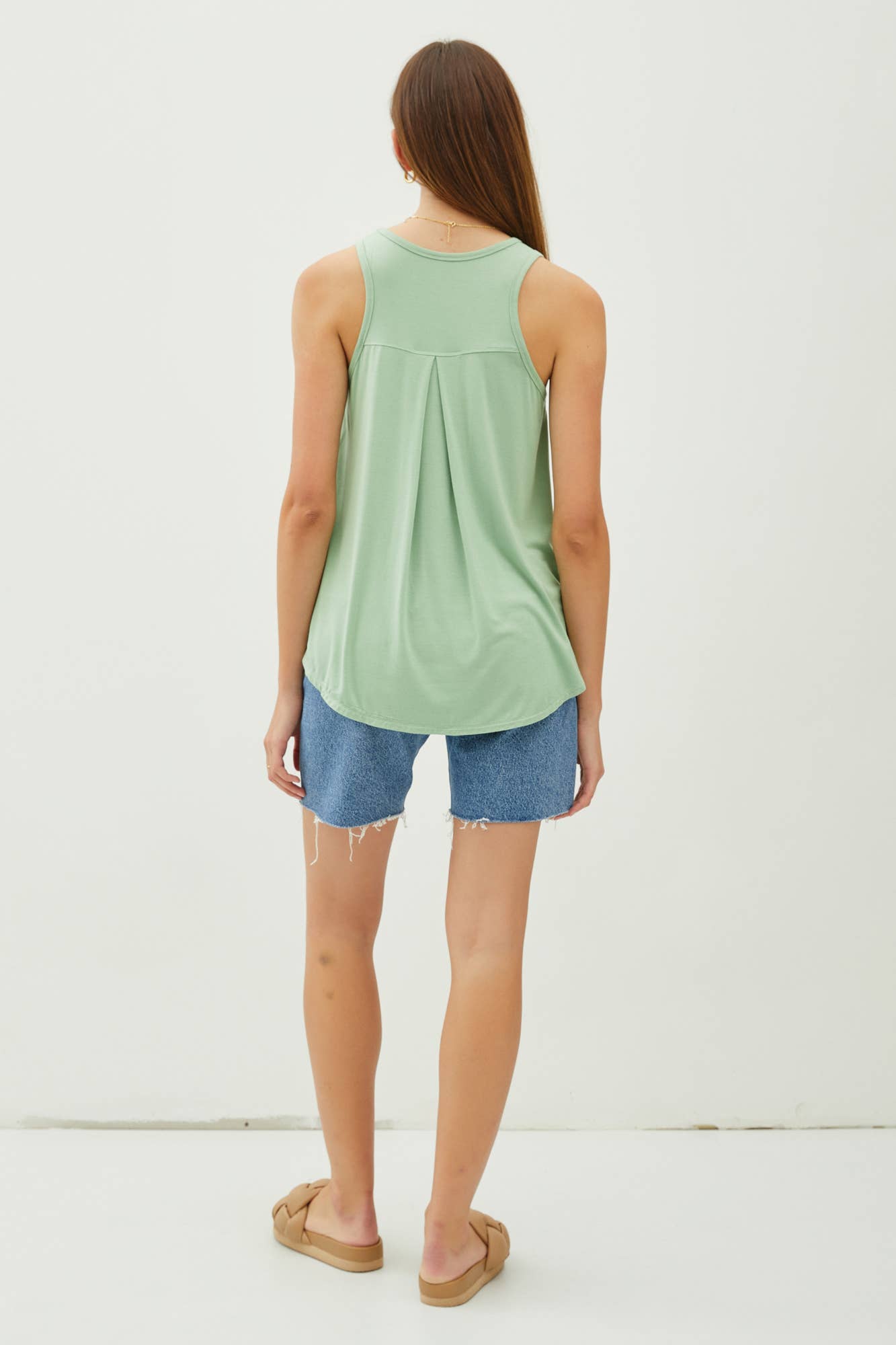 Be Cool - Wholesale Tank Top - Women's - SOFT FLOWY ROUND NECK TANK TOP15