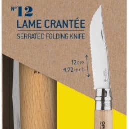 Opinel - Wholesale Pocket Knife/Holder - No.12 Serrated Folding Camp Knife2