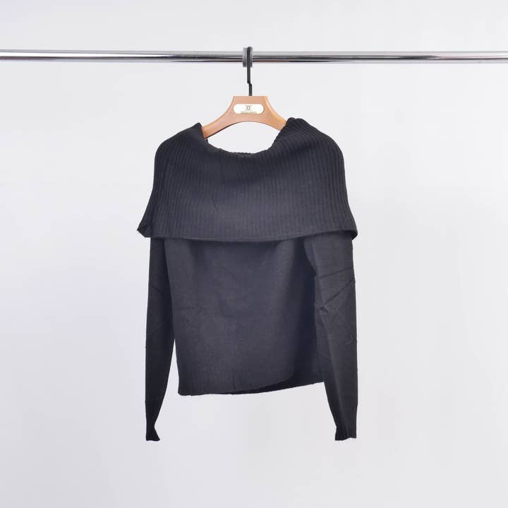 Cecile Wang - Wholesale Knit Sweater - Women's - YF570545 Off Shoulder Sweater6