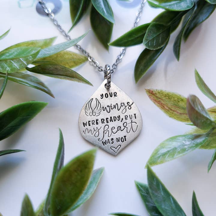 Your Wings Were Ready, But My Heart Was Not for wholesale by LITTLE BLUE BUS JEWELRY