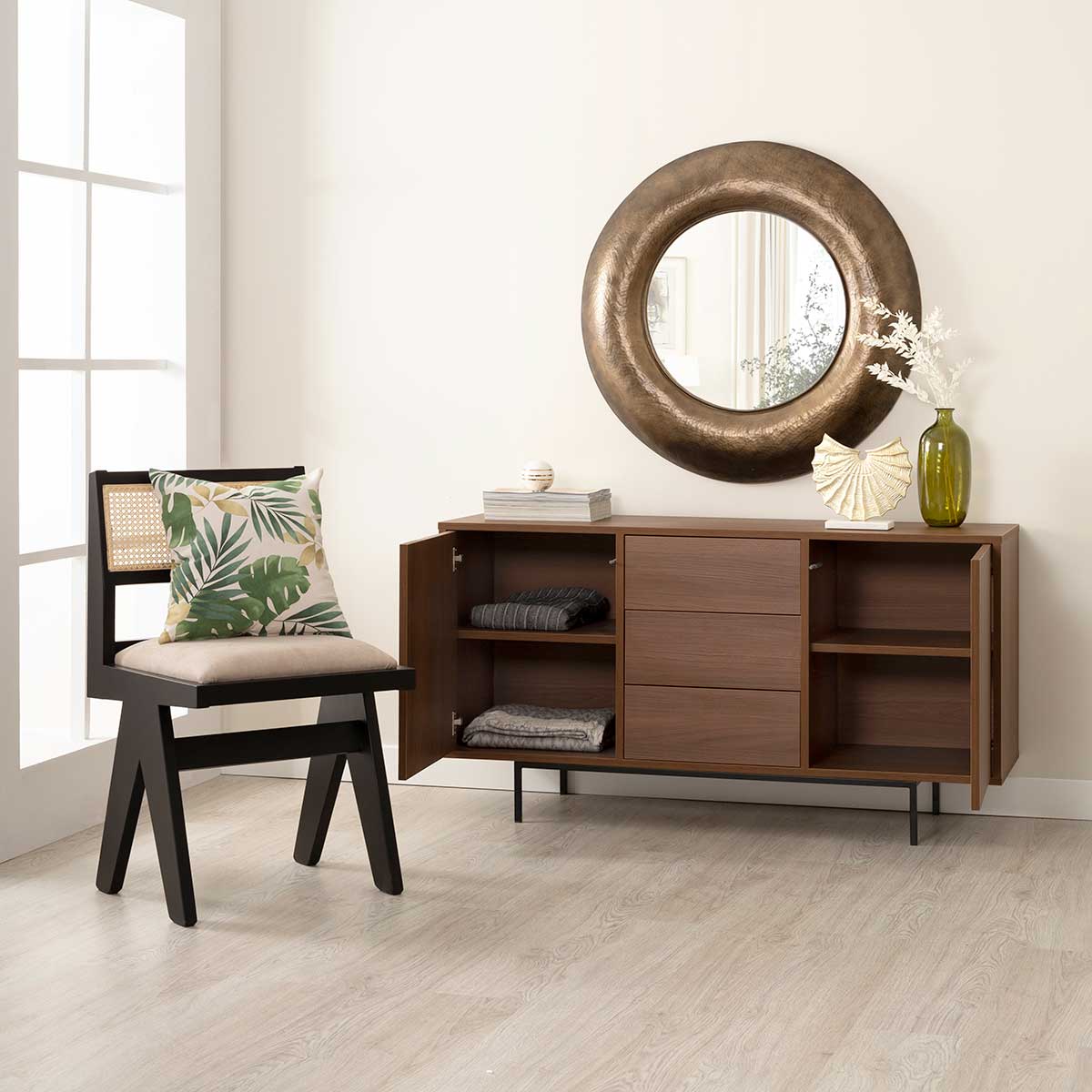 Gdeco - Wholesale Sideboard - Push 2-Door Sideboard + 3 Drawers. 19Mm Melamine2