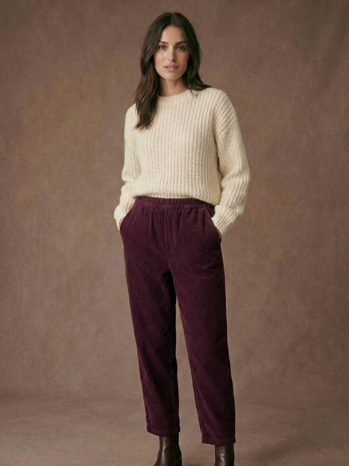 Magic cotton velvet pants PPN2566 for wholesale by Pépouz' Paris