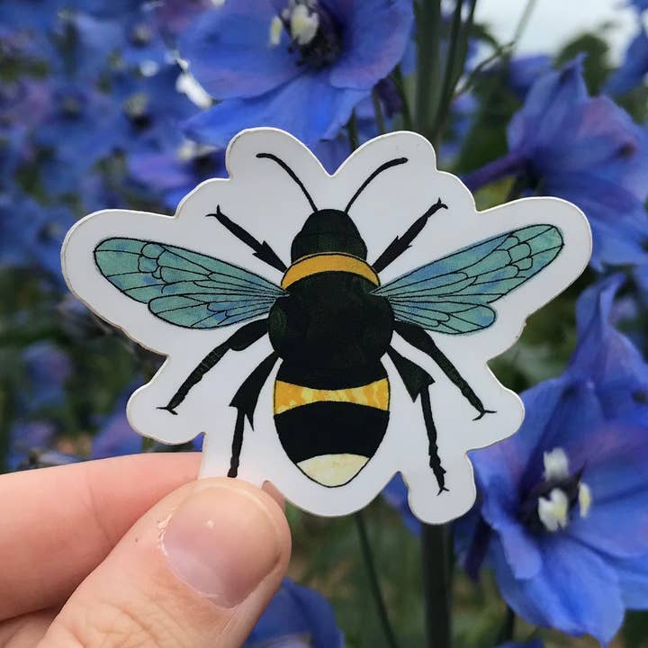 Bee Sticker for wholesale by Kathryn Churn Designs