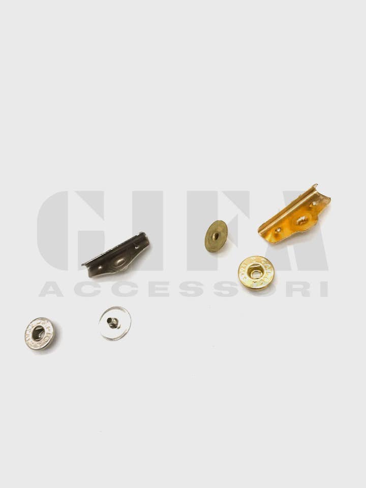 Broches de presión de 9 mm con placa para venta al por mayor de Gifa Accessori