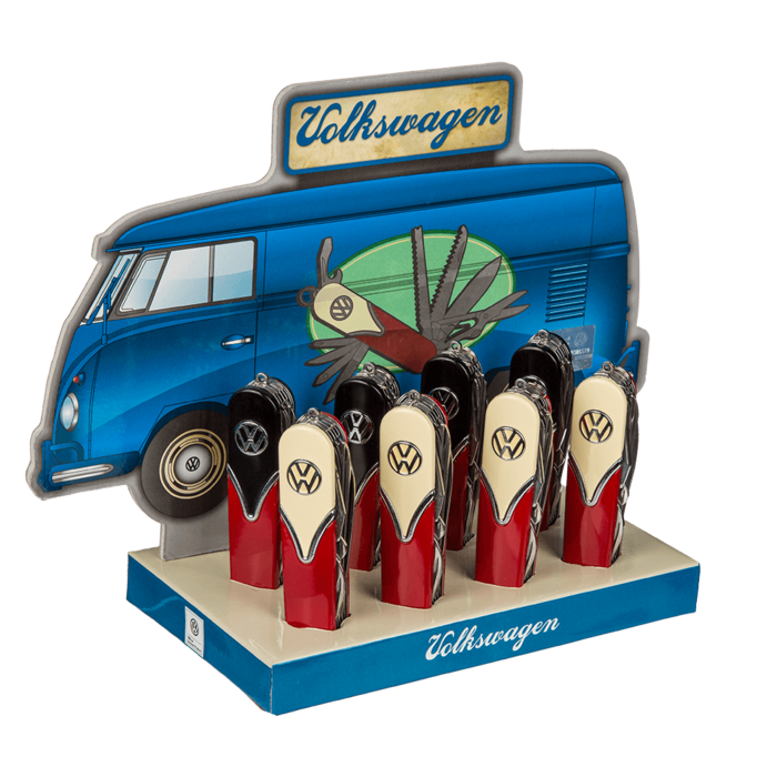 Out of the blue KG - Wholesale Pocket Knife/Holder - Metal pocket knife, VW Style,1