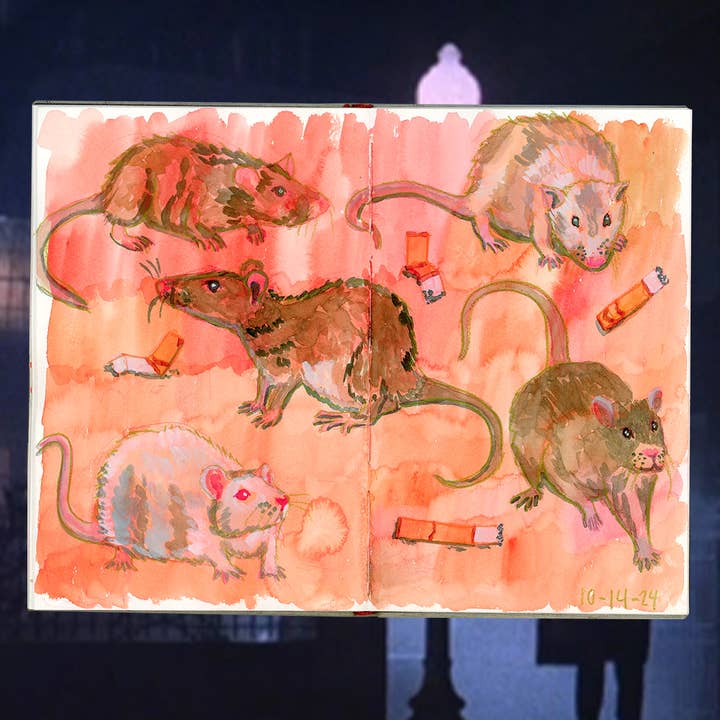 Refuge Studios Iowa City - Wholesale Art Print - CigaRat Giclée Print0