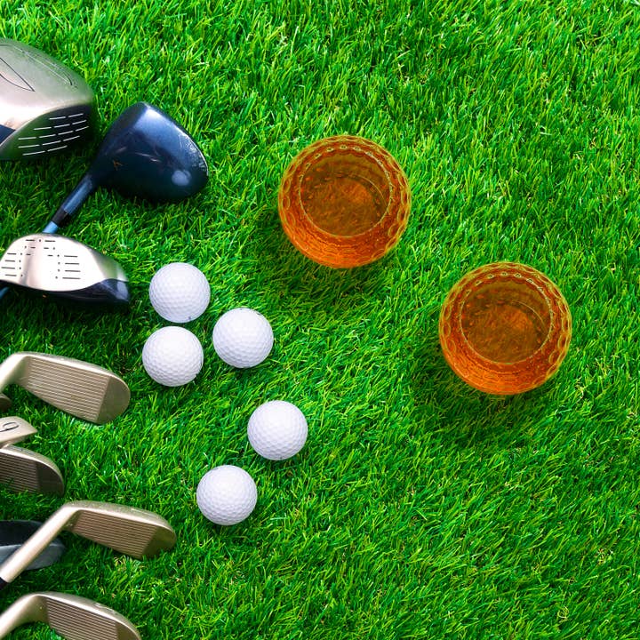 The Wine Savant / Khen Glassware - Wholesale Cocktail/liquor glass - Golf Ball Whiskey Glass | Set of 2 | 450 mL2