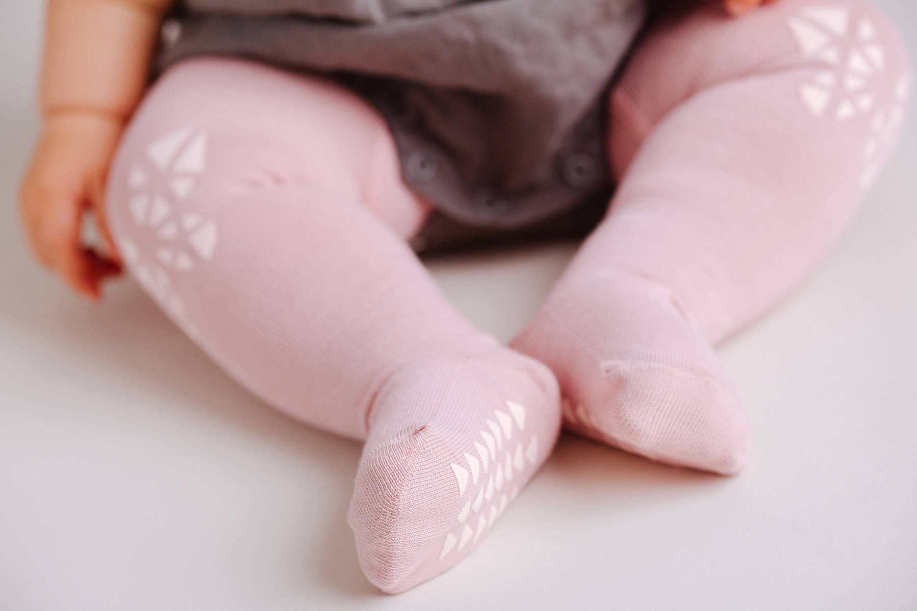 Olie the Curious - Wholesale Socks - Women's - Pink Butterflies Crawling Tight6