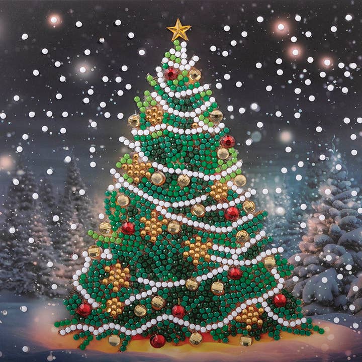 Crystal Art Card Kit: Festive Fir for wholesale by Outset Games and Cobble Hill Puzzles