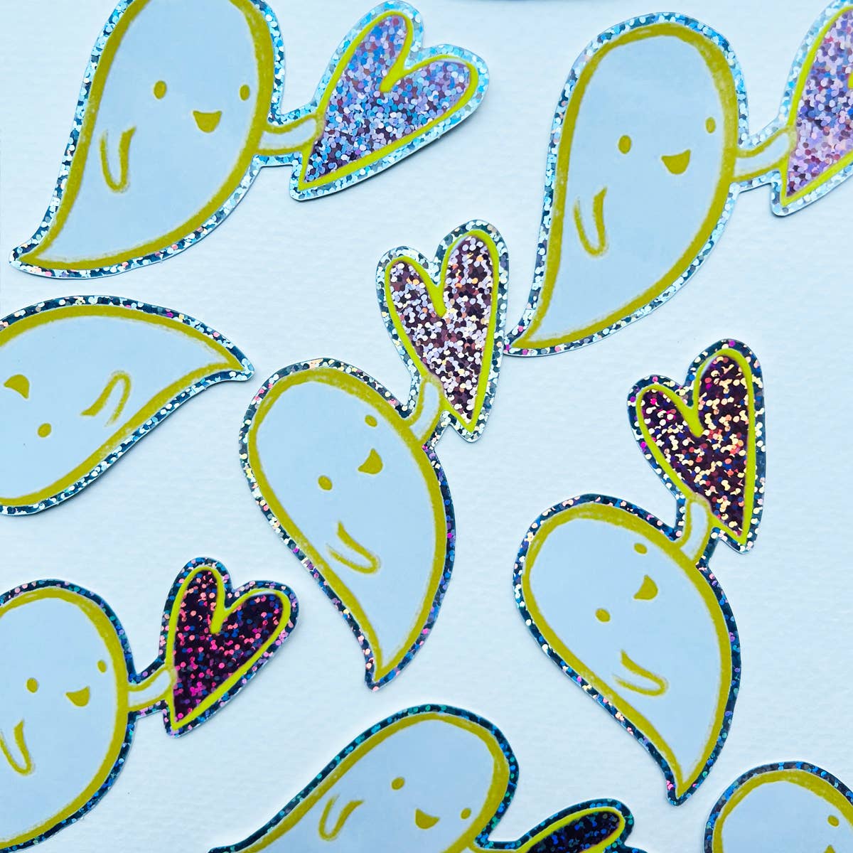 Ghost Academy - Wholesale Sticker - Glitter Ghost Sticker1