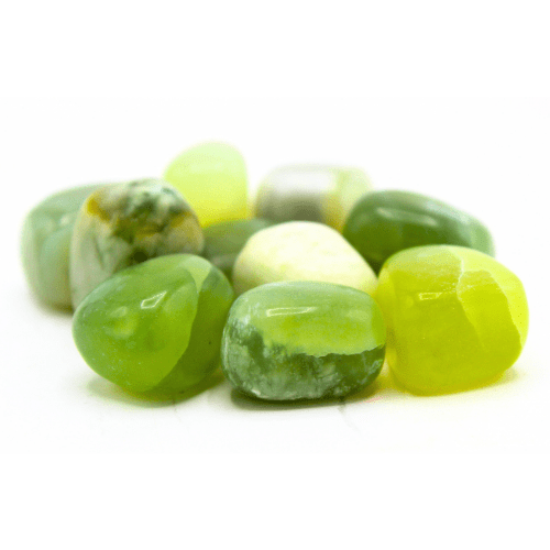 Green Tree - Wholesale Spiritual Stone/Crystal -  Green Jade 'AB' Tumbled Stones 200 gr1