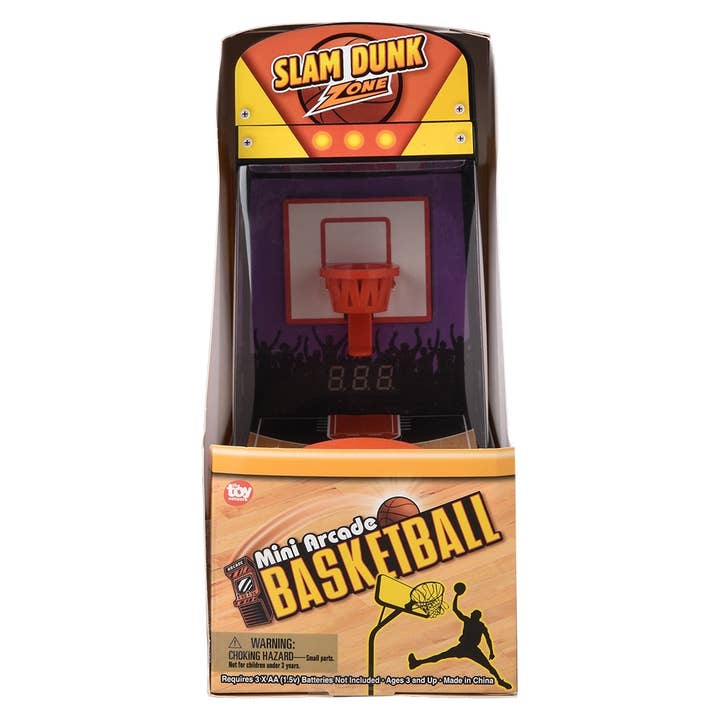 La Luna Bella - Toys – Brinquedo clássico - Crianças por atacado – Jogo de Basquetebol Mini Arcade de 9" - LLB Toys1