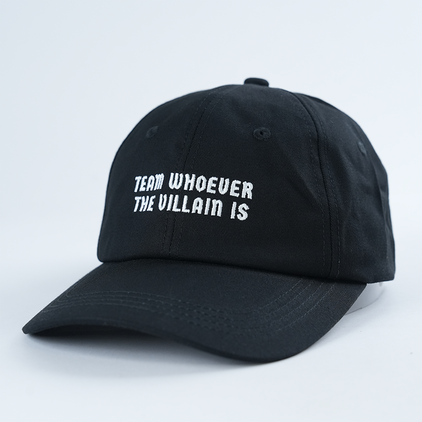Well Versed Goods - Wholesale Baseball Cap - Unisex - Team Villain 🧛 Bookish Baseball Hat1