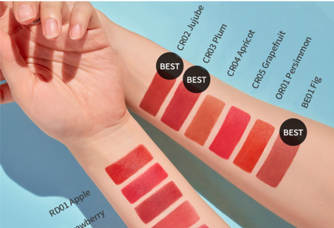 Beauty Goddess – wholesale Läppfärg – Apieu Juicy-Pang Mousse Tint CR05 Grapefrukt3