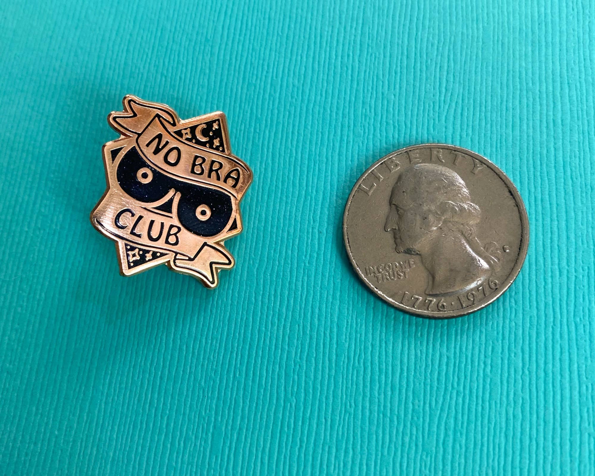 Chelzart – Engroshandel Reversnål/knap – Ingen Bh Klub Pin | Kvinde Empowerment Tilbehør3