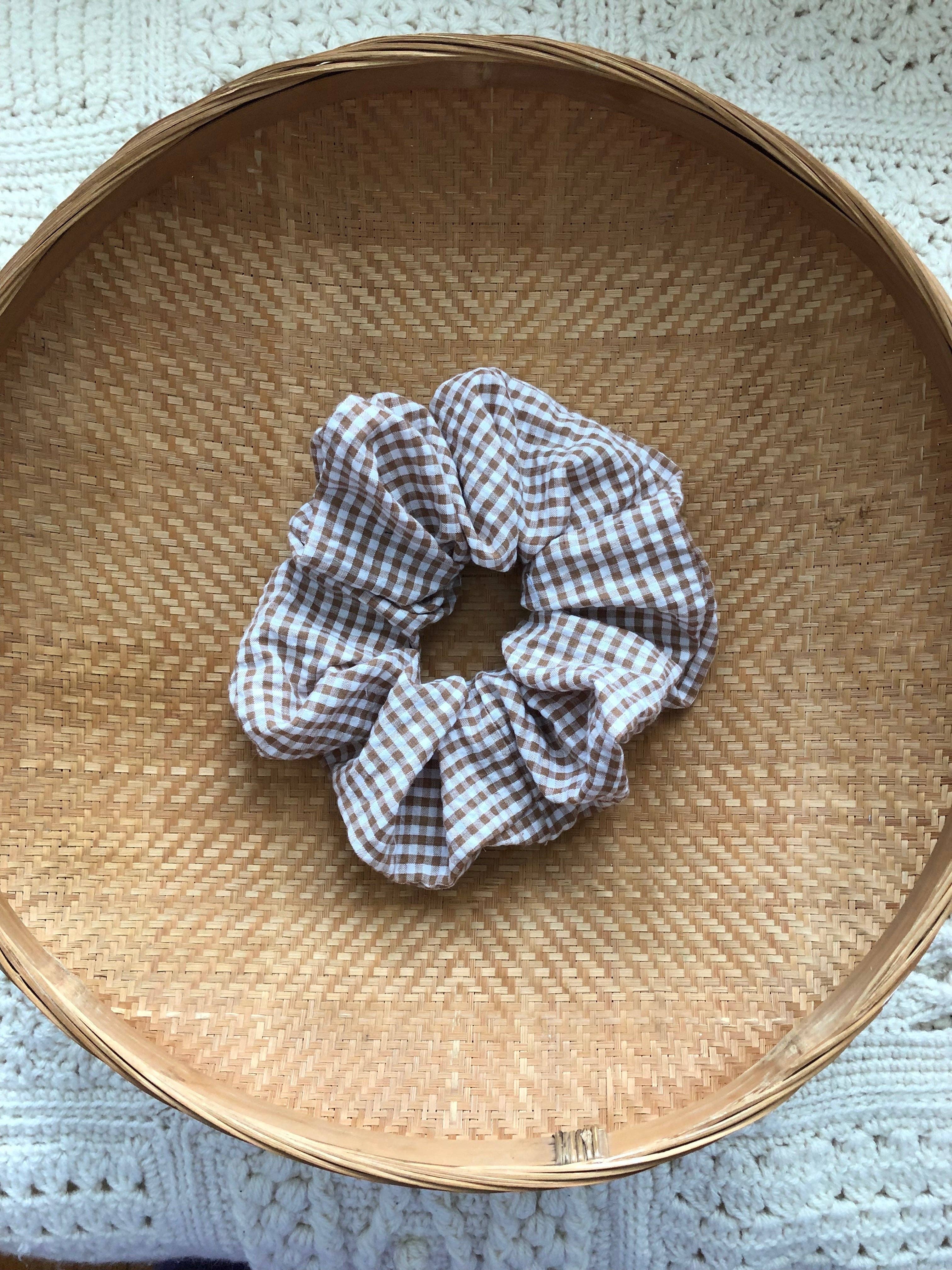 Billy Bamboo – Großhandel Haargummi – Damen – MINI-GINGHAM-HAARGUMMI - neutral8