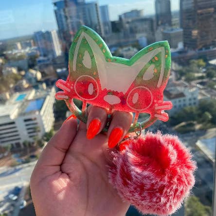 The Witchin Waifu - Wholesale Keychain - Women's - Studio Ghibli Catbus Inspired Cheshire Self-Defense Keychain
