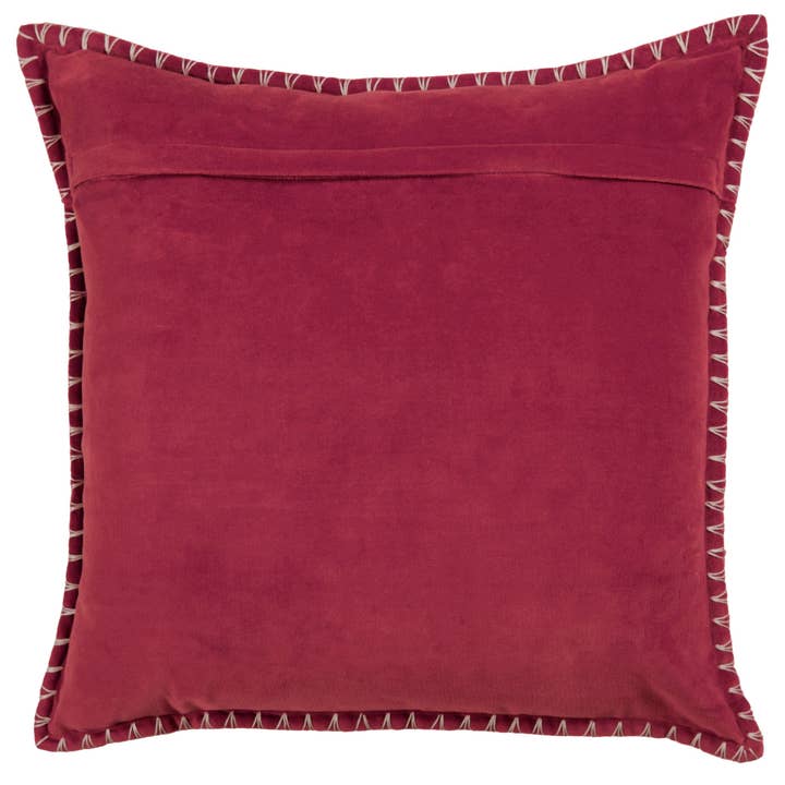 Stitch Embroidered Cushion Pomegranate for wholesale on Faire2
