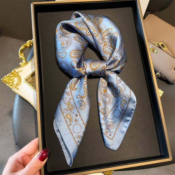 Fashion Print Square Scarf for wholesale by UZ Wholesale Store