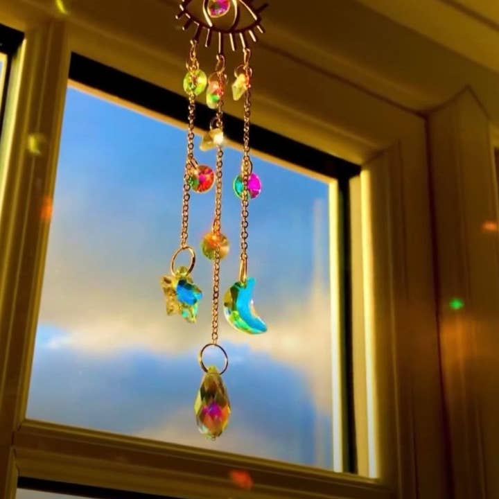 LilAryenne | Jewelry & Suncatchers - Wholesale Suncatcher - Prism Suncatcher - Colorful Moon Designs