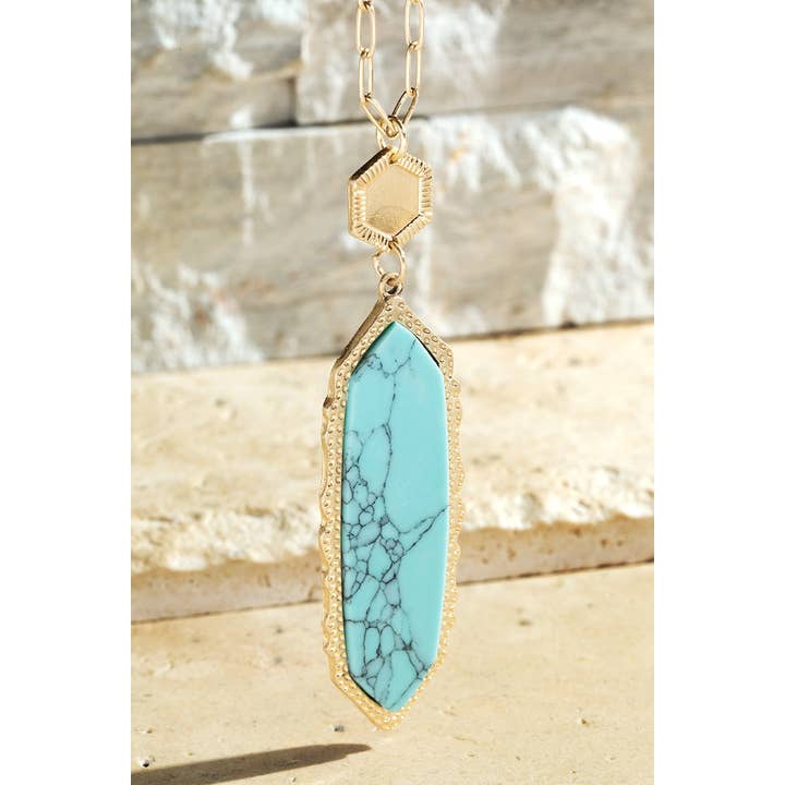Urbanista Outlet - Wholesale Pendant/Charm Necklace - Semi Stone Pendant Necklace