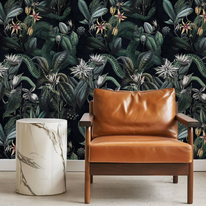 Wallpapers4Beginners - Wholesale Wallpaper - Carta da parati botanica scura2