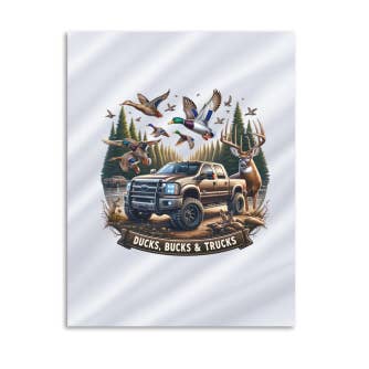 Transferência DTF de Patos, Dólares e Camionetas por atacado de Pretty Pop Transfers