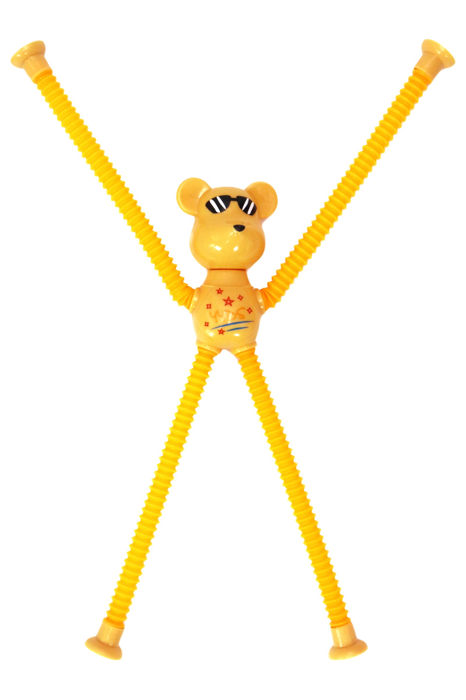 Cap Zone - Wholesale Fidget Toy - Kids - Bear Suction Cup Telescopic Tube LED Fidget Toy3