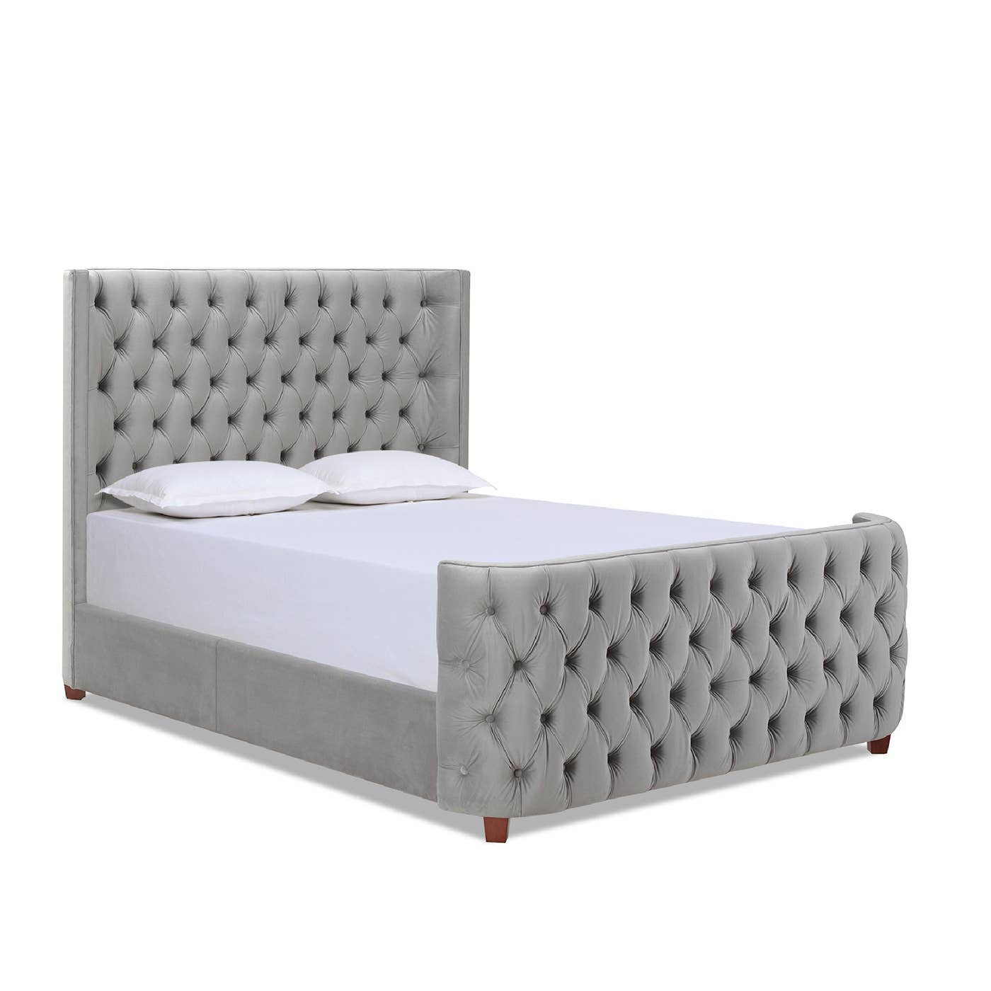 Jennifer Taylor Home - Wholesale Bed - Brooklyn Tufted Bed Headboard and Footboard Set0