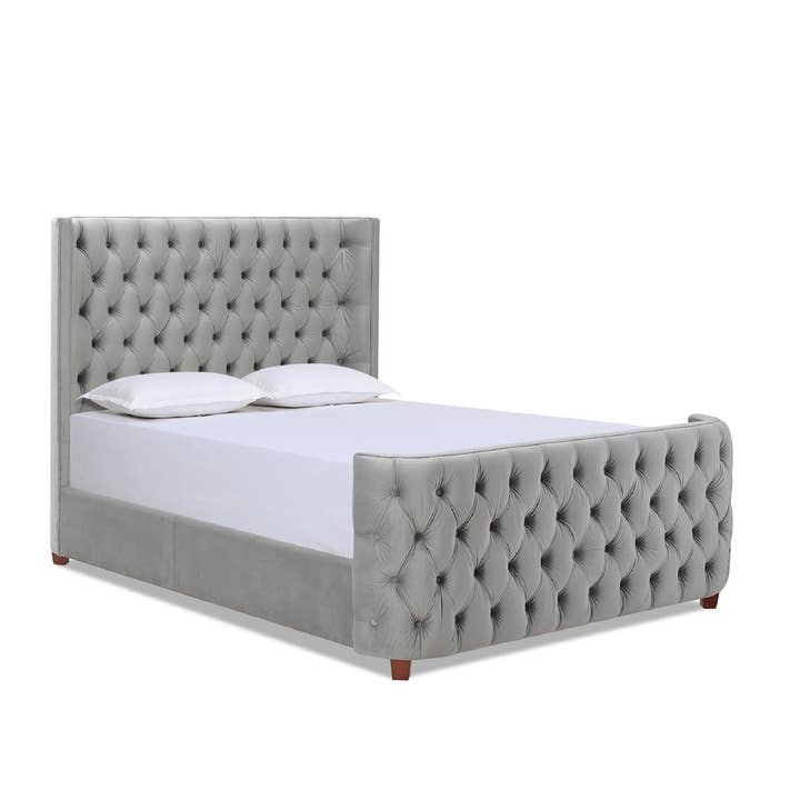 Jennifer Taylor Home - Wholesale Bed - Brooklyn Tufted Bed Headboard and Footboard Set