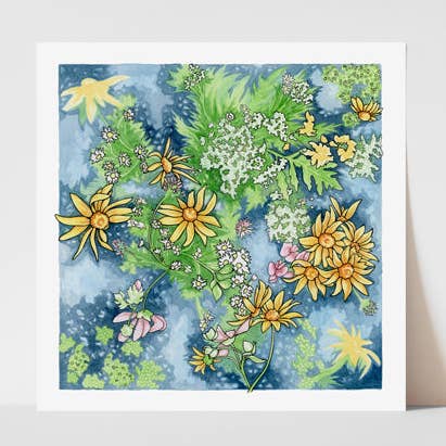Wildflowers Print for wholesale by Hey Hon