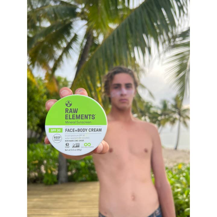 Raw Elements - Wholesale Sunscreen - RAW ELEMENTS FACE AND BODY TIN SPF 30