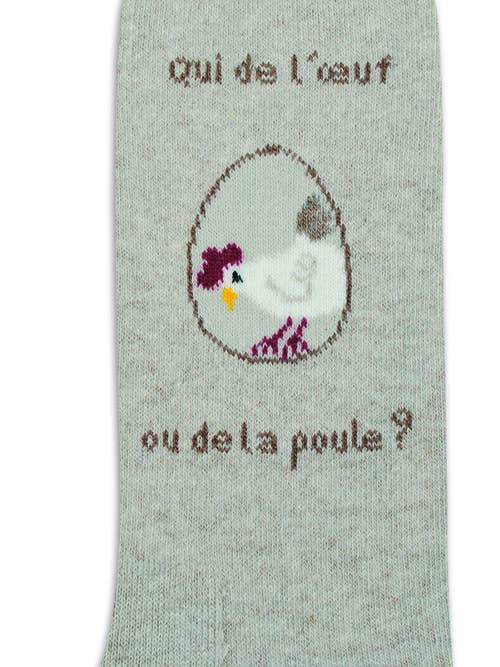Pom de pin - Wholesale Socks - Unisex - Sock the chicken or the egg1