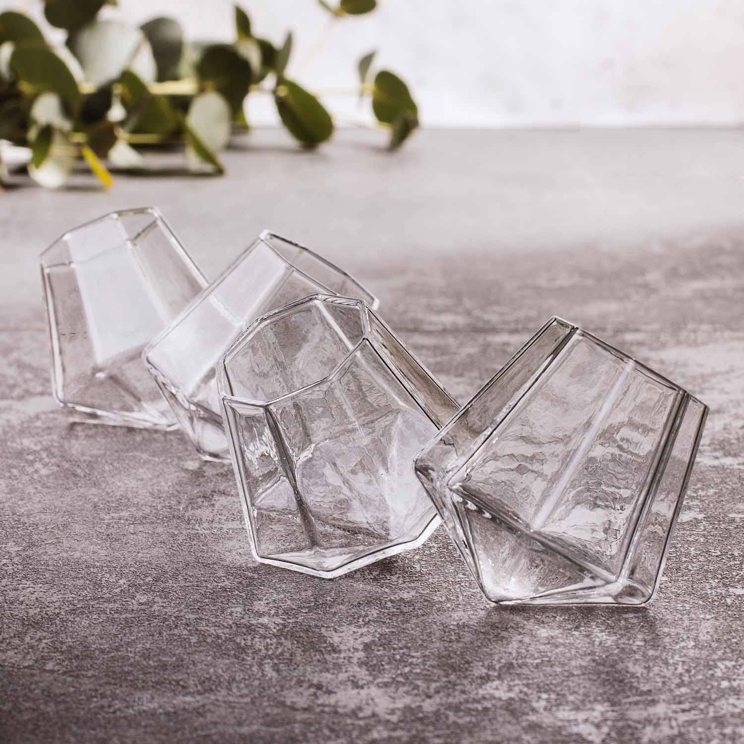 Mad Monkey GmbH - Wholesale Shot Glass - Mad Monkey - Diamond Shot Glasses (Set of 4) with Gift Box4