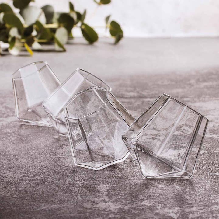 Mad Monkey GmbH - Wholesale Shot Glass - Mad Monkey - Diamond Shot Glasses (Set of 4) with Gift Box4