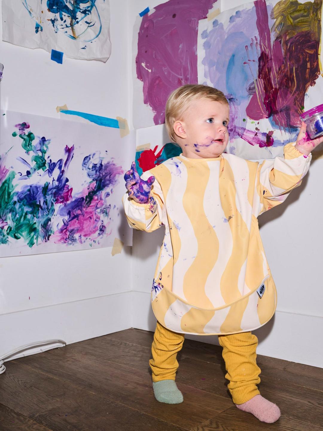 Milk Teeth - Wholesale Bib - Baby - SMOCK BIB23