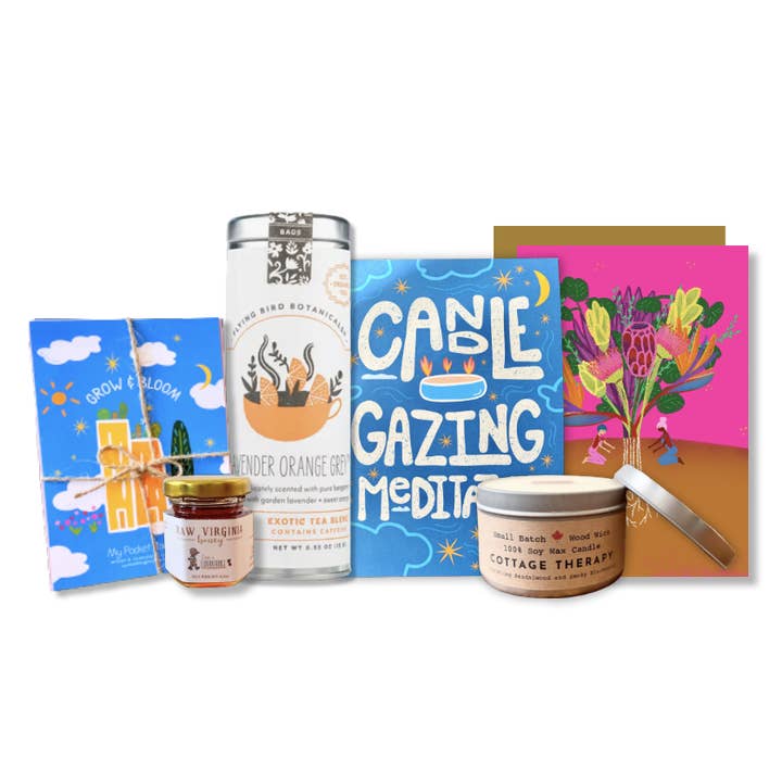 Trío de té relajante «Treasured Moments» (Grow & Bloom) para venta al por mayor de UpRoot Design Studio