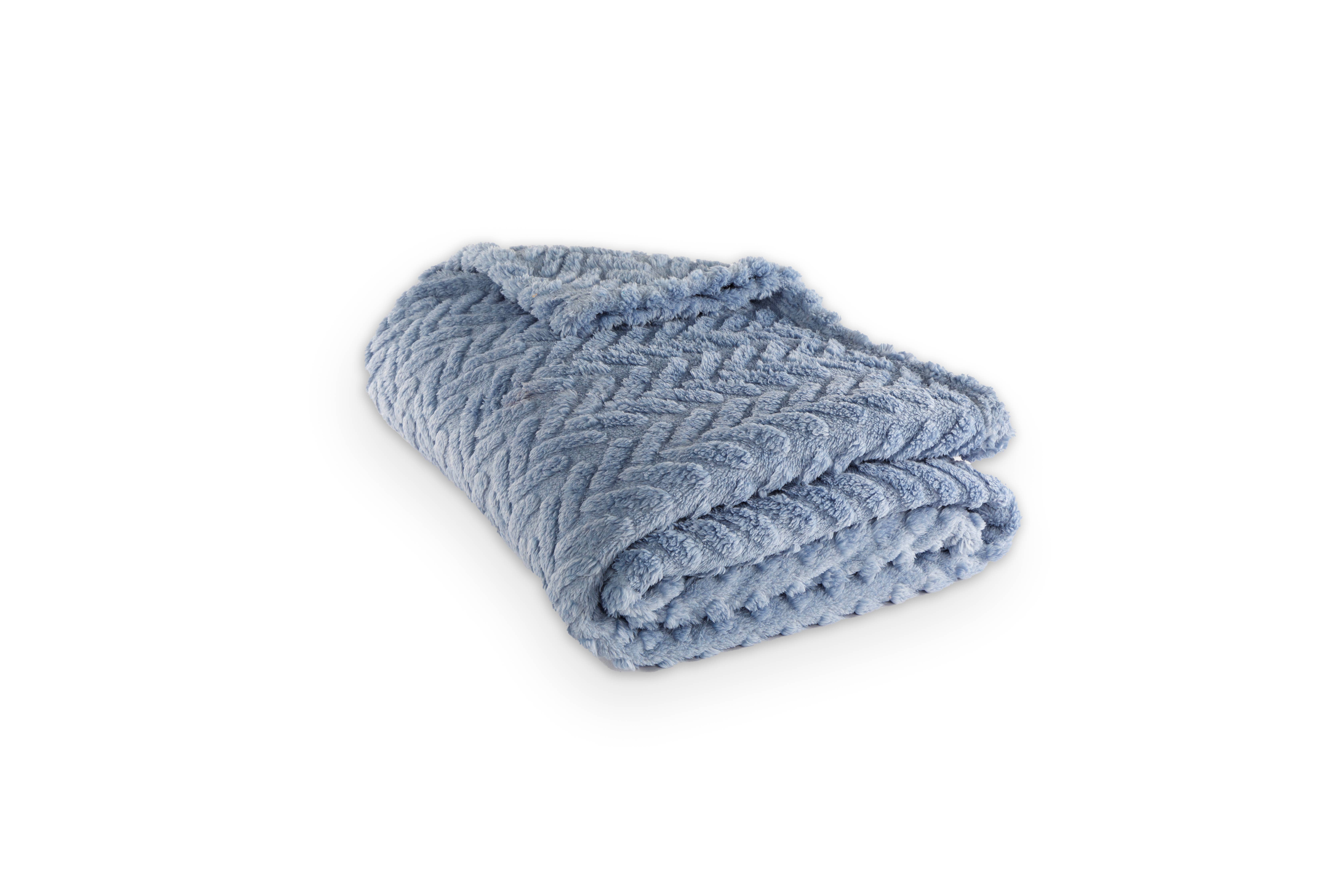 Tiseco - Wholesale Decoratiedeken - Plaid RENA met mandvlechtpatroon 150x200 cm2