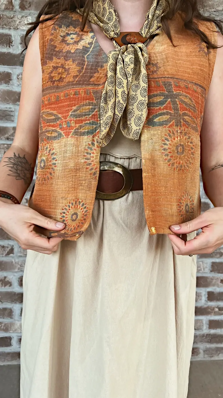 Wylder Trading Company - Wholesale Bandana - Unisex - Silk Bandana Cowgirl Boho Western Eclectic Scarves Ethical5