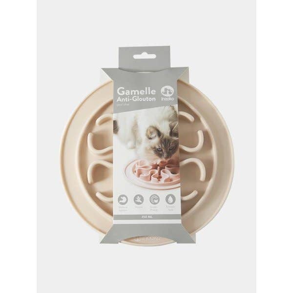 INOOKO - Wholesale Pet Bowl - Cat/Dog - Anti-Glouton Bowl - Sand2