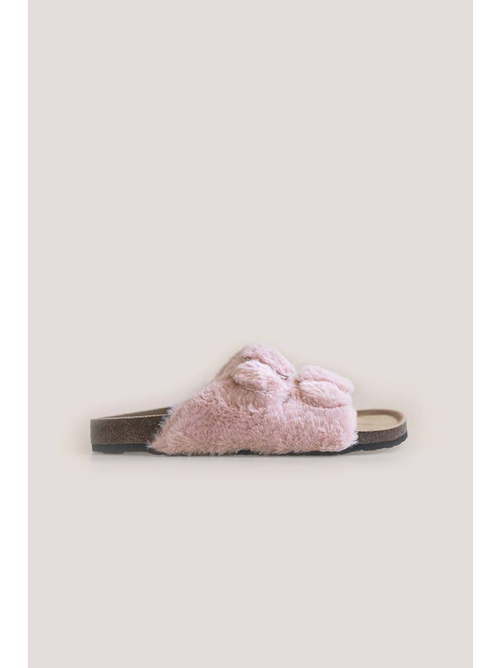 Gingerlilly - Wholesale Slippers – Women's - Slipper In Sorrento Pink1