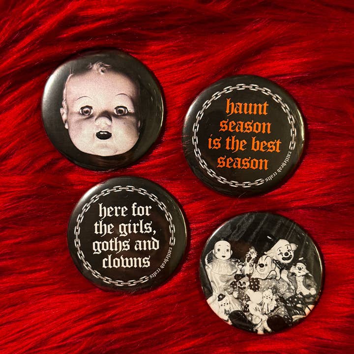 Rattlehead Crafts - Wholesale Lapel Pin/Button - Clown Collection Button1
