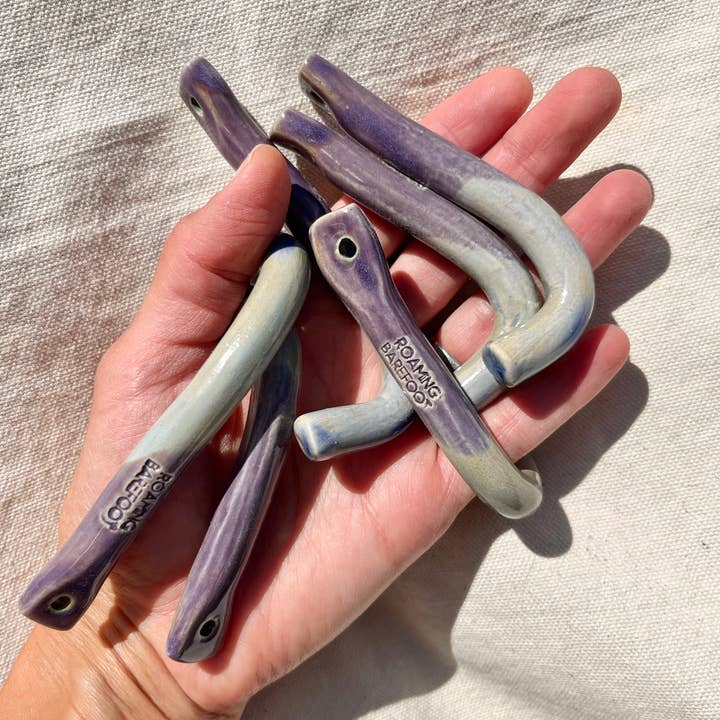 Ceramic Hooks for wholesale by Roaming Barefoot