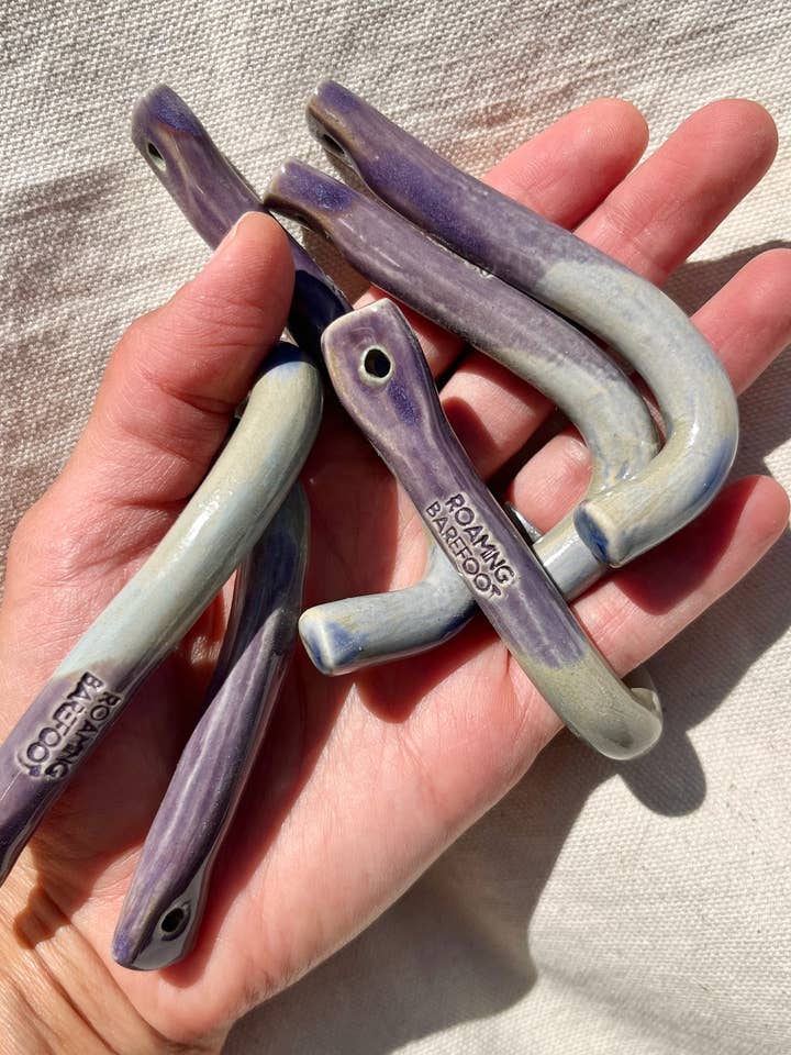 Ceramic Hooks for wholesale by Roaming Barefoot