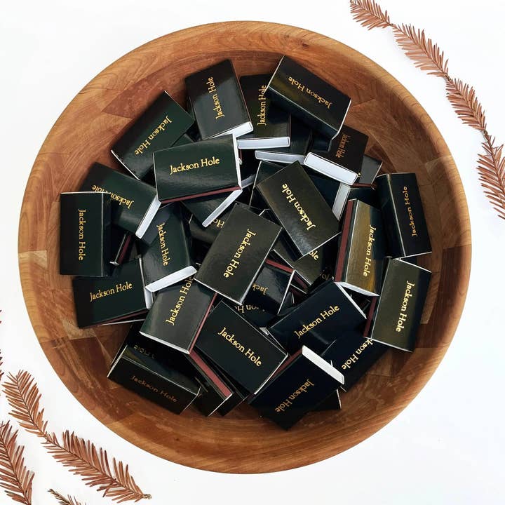 SWO Custom Foil Embossed Matchbox for wholesale by Sage Work Organics Inc.