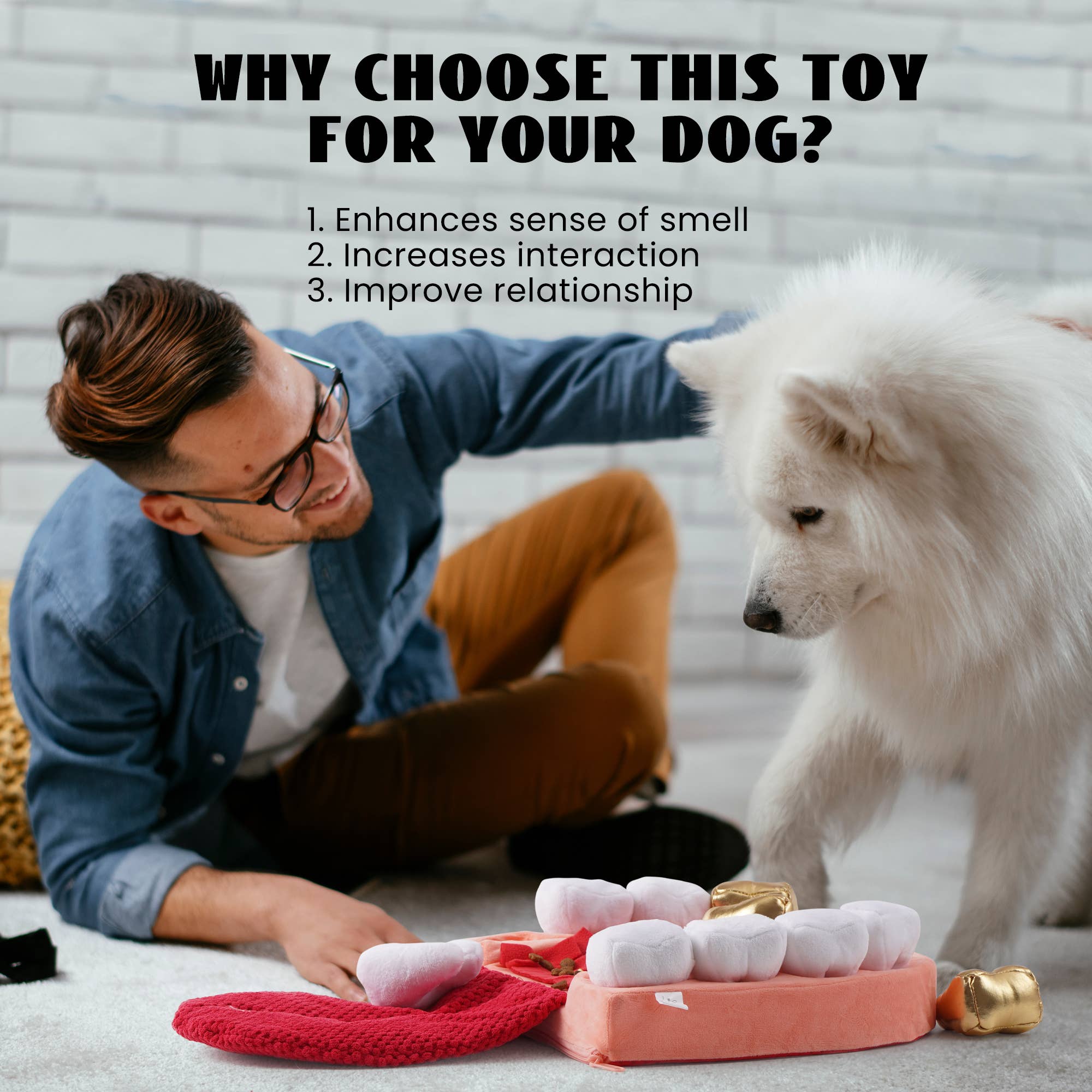 Nocciola - Vente Jouet – chien - Nocciola jouet interactif dents pour chien – Puzzle ludique éducatif pour chiens petits à grands2