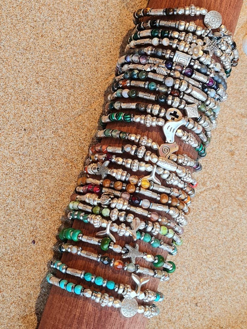 Mendoza – Pulseira de missangas por atacado – Pulseiras de pedras preciosas, pulseiras boho, pulseiras de pedras mistas5