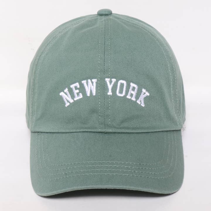 David And Young - Wholesale Baseball Cap - Women's - New York Solid Cotton Hat.9